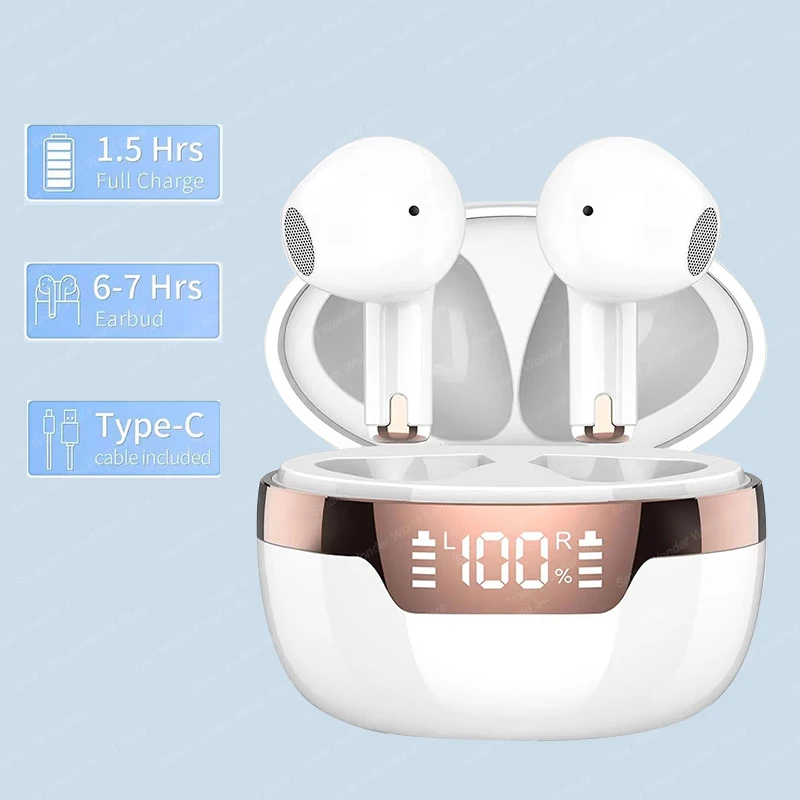 Tws Earbuds Bluetooth 5.3 - J97 TWS Bluetooth-oortelefoon Echte draadloze oordopjes