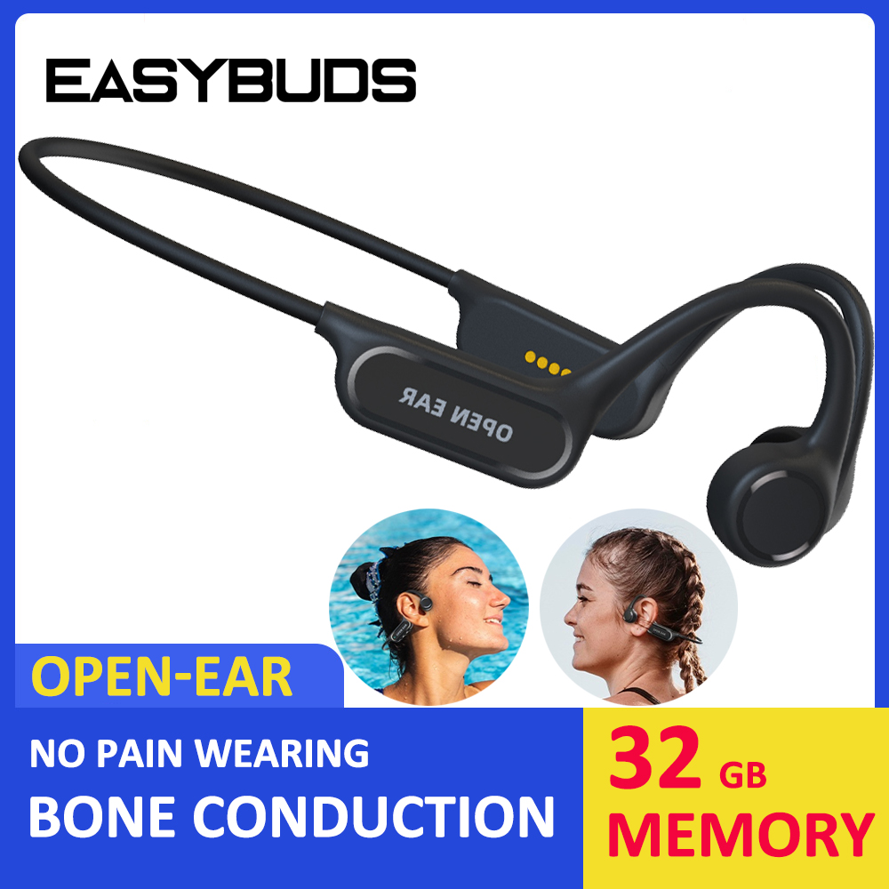 Open Ear Air Conduction Headphones - EASYBUDS Open Oor Oortelefoon Beengeleiding Bluetooth