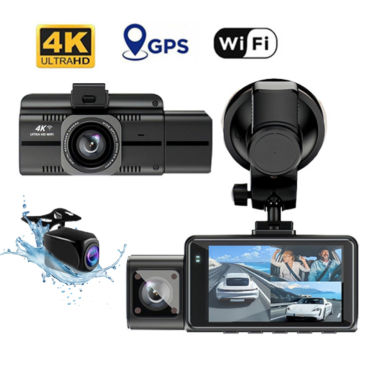 Cameras - Dashcam camera's met 3 kanalen, 4K
