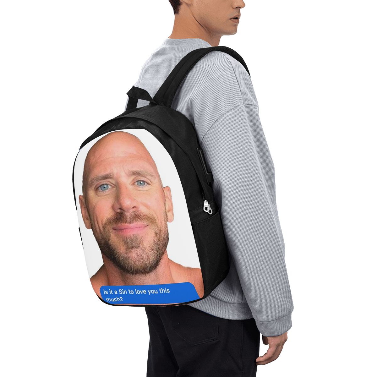 Laptops - Johnny Sins Flirty Text Bubble Rugzak