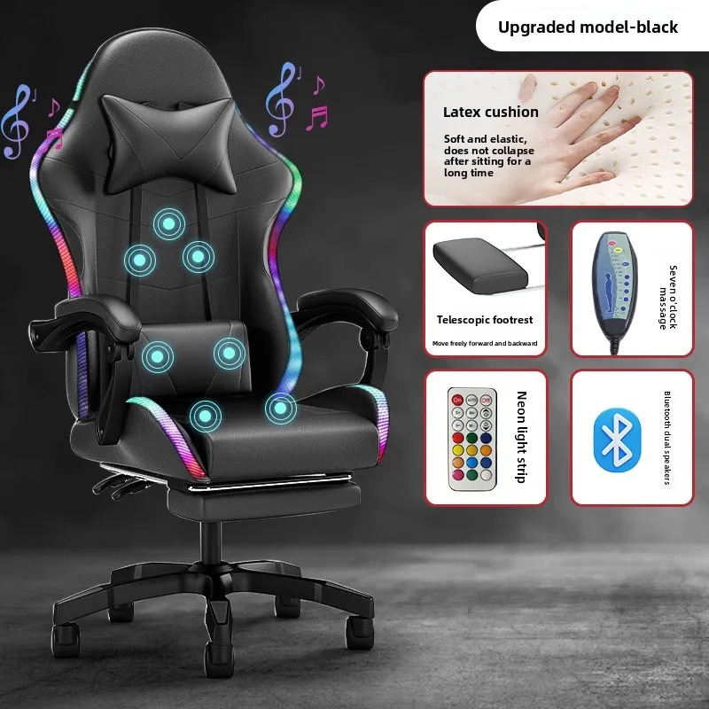 Speakers - Verlichting Bluetooth-luidspreker LED-display Gamingstoel Ankerstoel Massagestoel