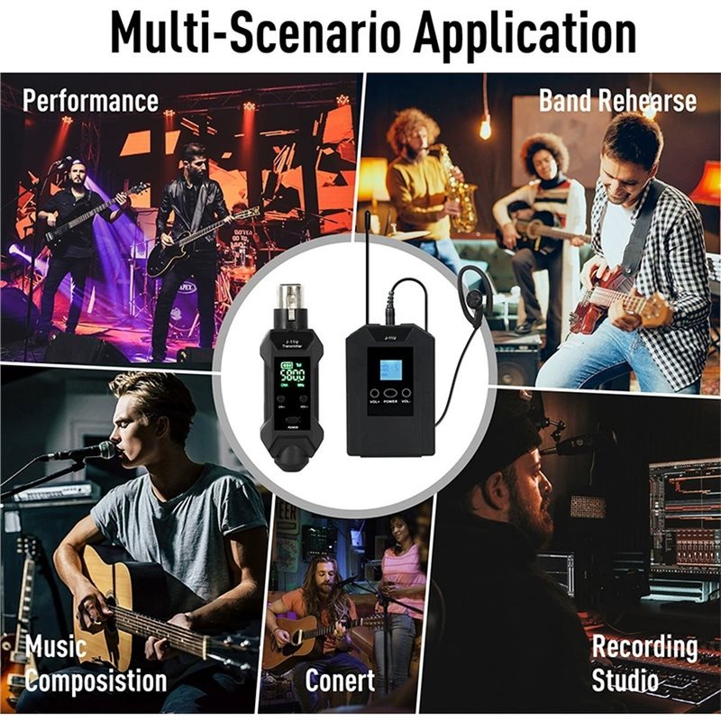 J-11U Draadloze In-Ear Monitor - In Ear Monitors For Singers recensie en prijs