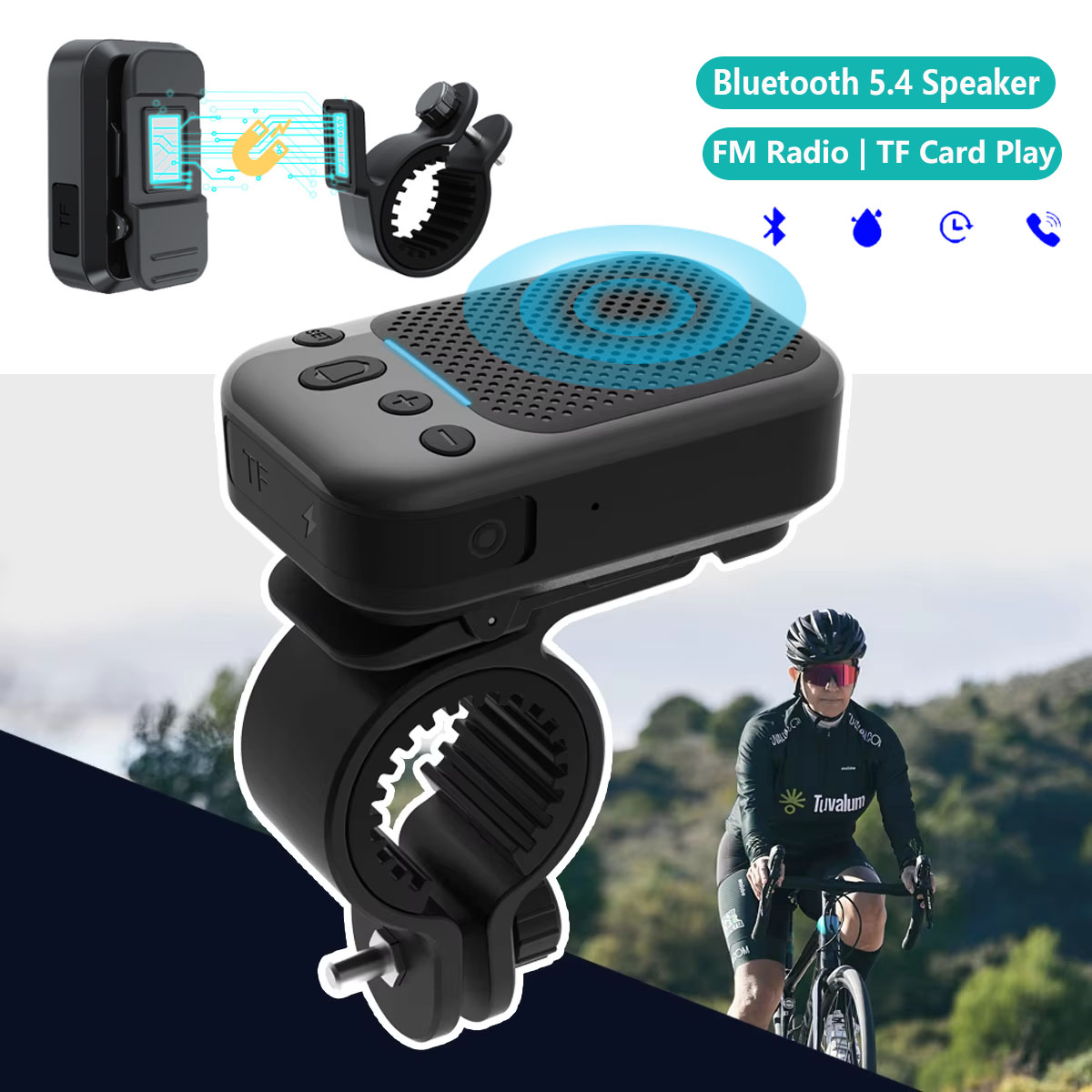 Mini Fiets Draadloze Luidsprek - Portable Bluetooth Speaker Waterproof Ipx7 recensie en prijs