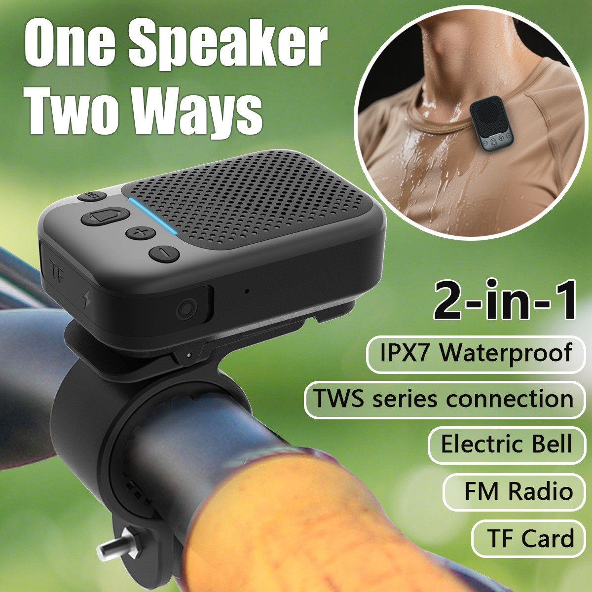 Mini Fiets Draadloze Luidsprek - Portable Bluetooth Speaker Waterproof Ipx7 recensie en prijs
