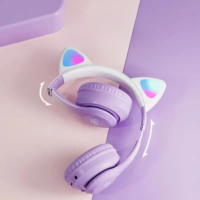 Over-ear Cat Ear LED-ademhalin - Anc Wireless Over Ear Headphones recensie en prijs