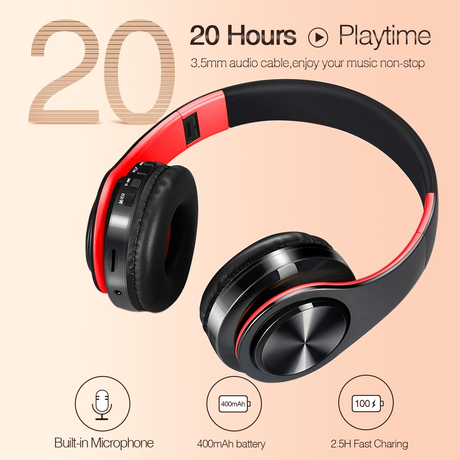 CATASSU Oortelefoon Bluetooth- - Anc Wireless Over Ear Headphones recensie en prijs