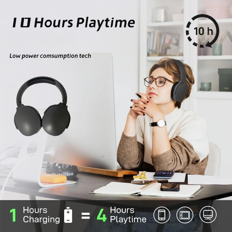 Hete Bluetooth Draadloze Hoofd - Anc Wireless Over Ear Headphones recensie en prijs