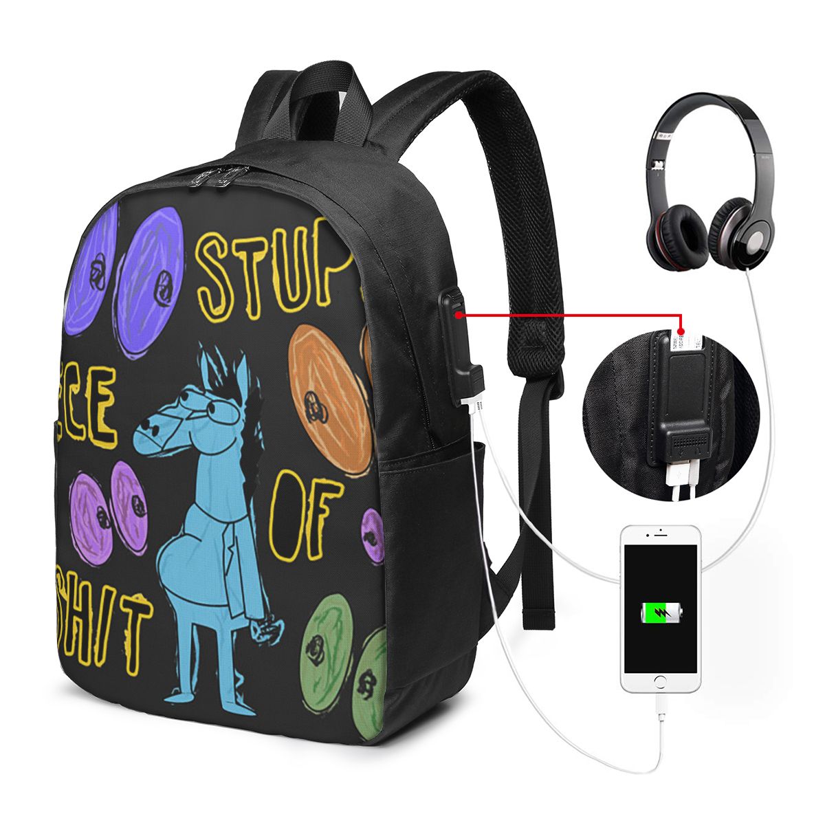 Cartoon Bojack Horseman Stupid - Laptops recensie en prijs